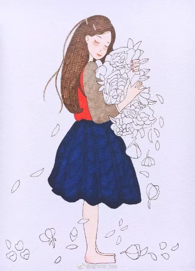 手绘头发涂色教程马克笔,touch马克笔80色手绘教程