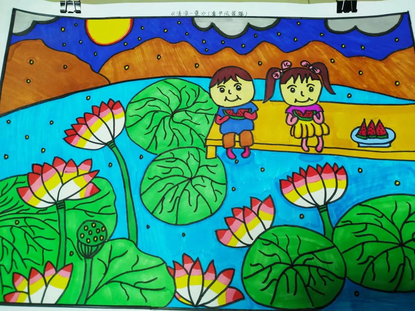 幼儿园儿童主题画报,幼儿园儿童主题画简单