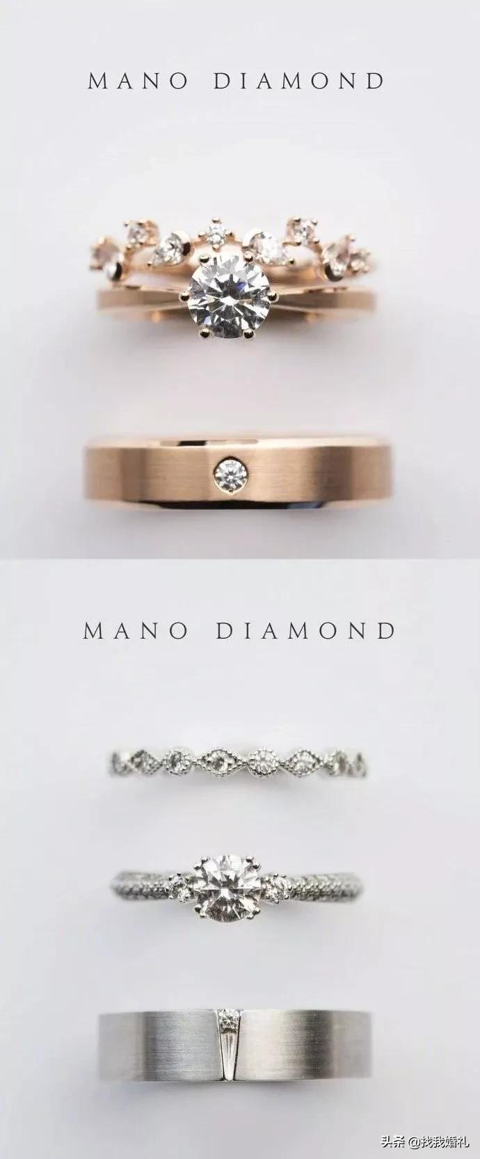 简单款婚戒推荐,高品质婚戒系列推荐