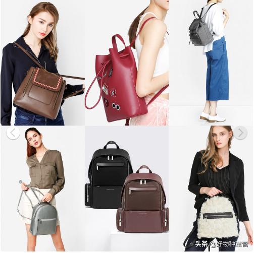 高颜值小众双肩包大容量结实耐用,小众风格双肩包必备款式