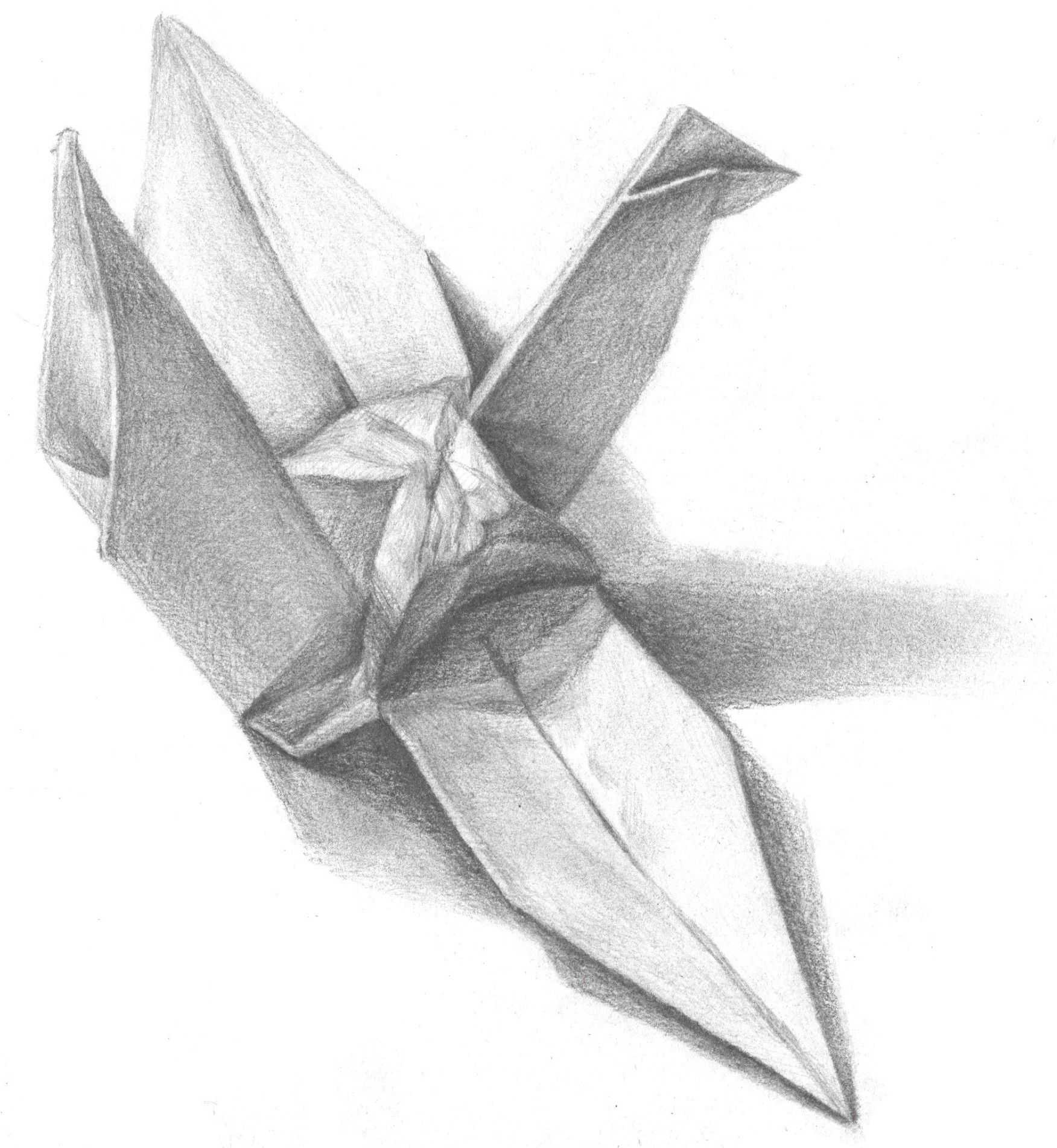 怎样画纸鹤简单又好看,纸鹤画法教程视频