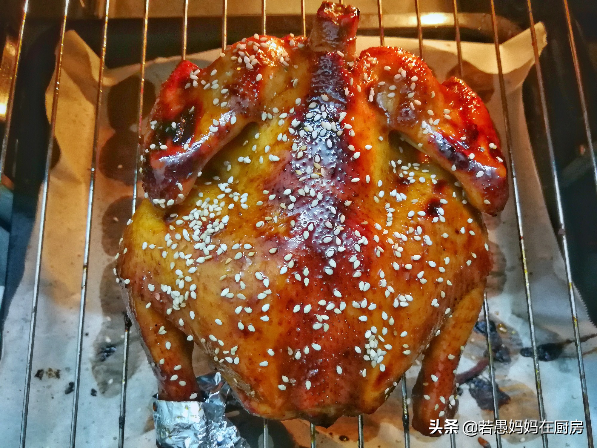 家庭版脆皮烤鸡烤箱做法,家庭烤箱做烤鸡教程