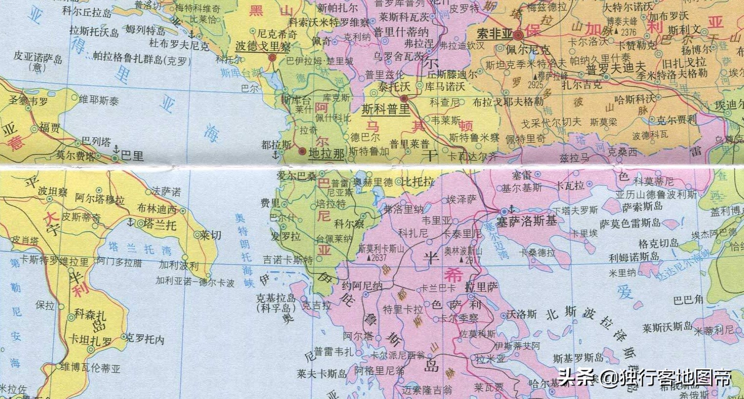 欧洲沿海国家希腊,希腊海岸线