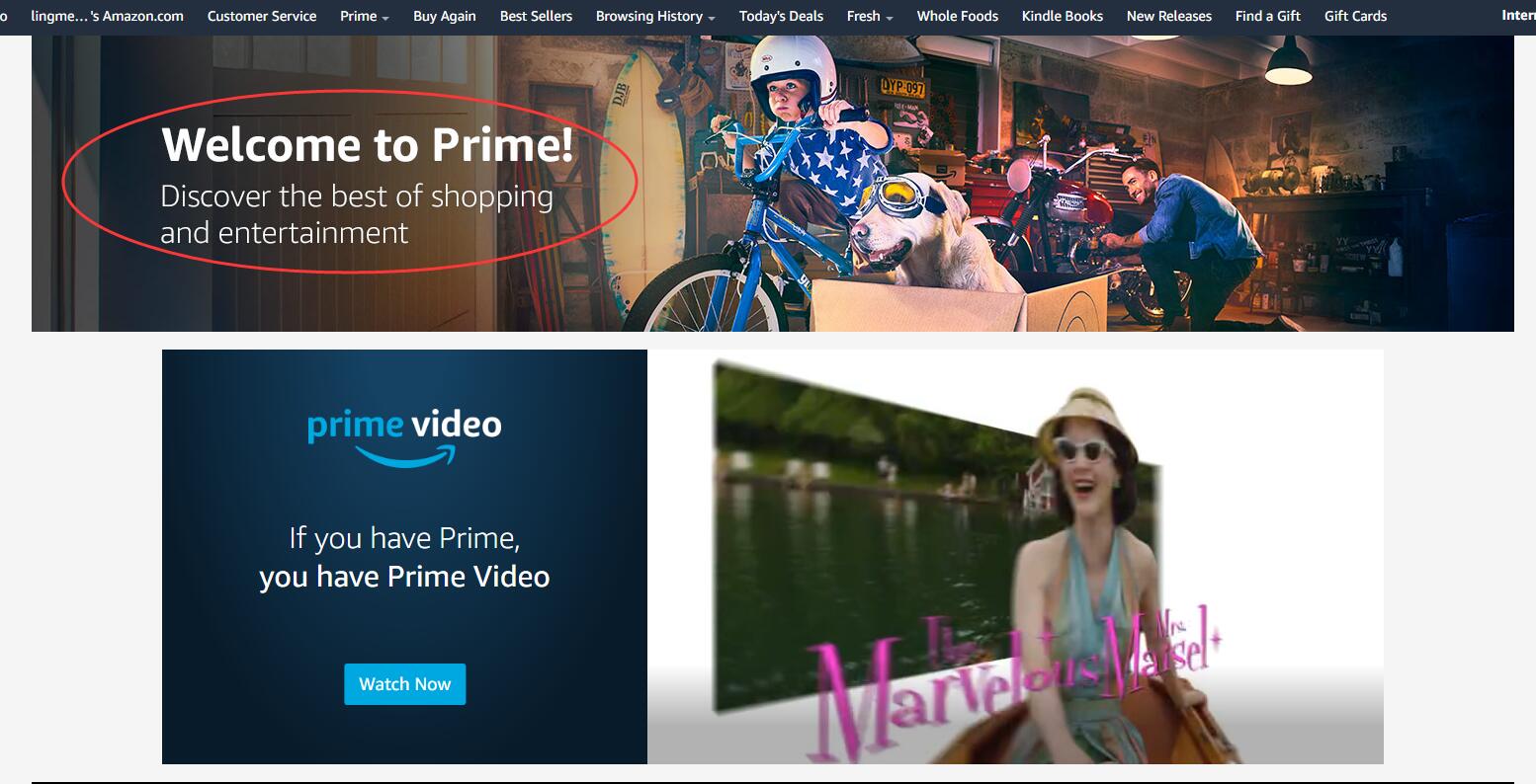 海淘攻略之美亚Prime会员、免费试用、小成本开通学生会员