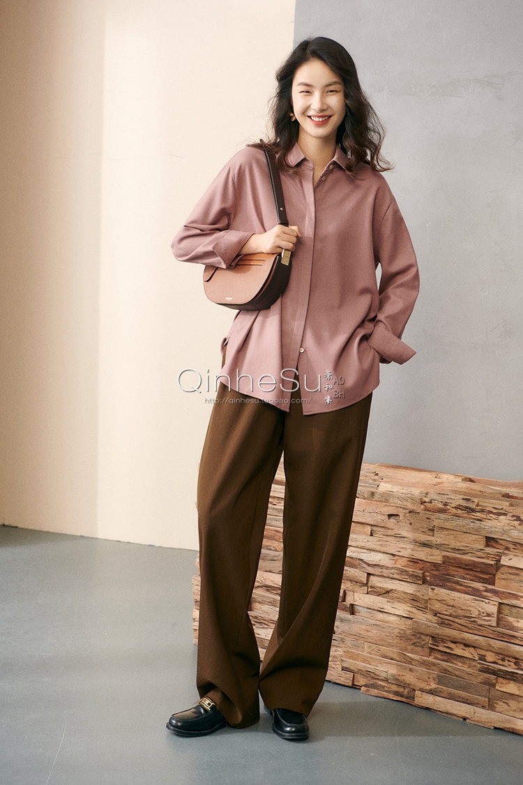 衬衣高级商务,法式高端蝙蝠袖衬衫