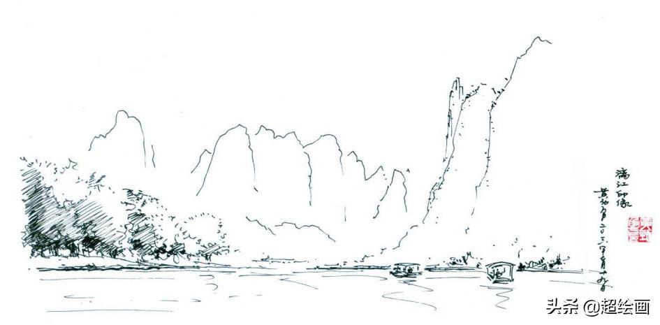 十大顶级钢笔画速写,钢笔速写100幅图片