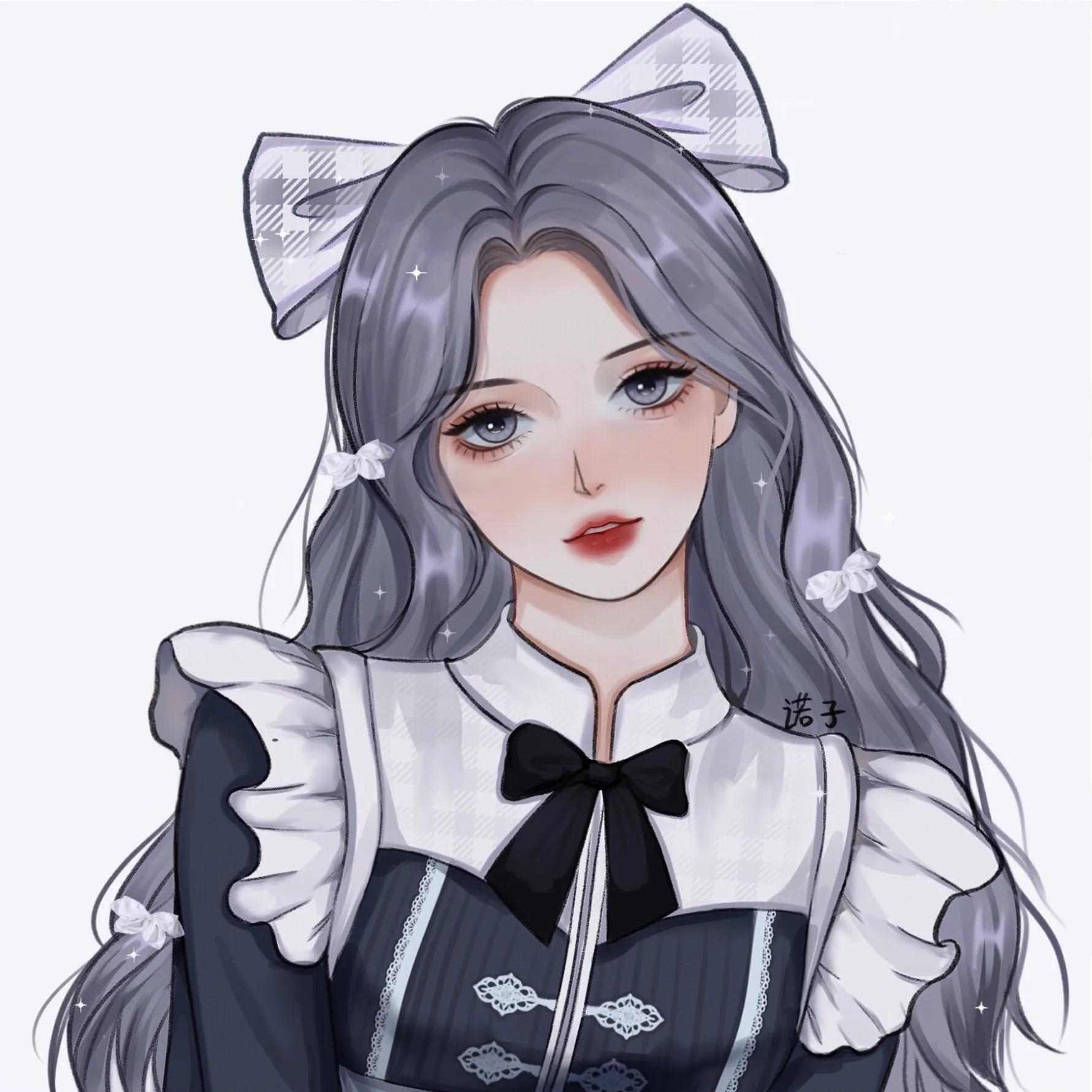 卡通头像可爱呆萌动漫人物q版,微信头像卡通可爱女生唯美动漫