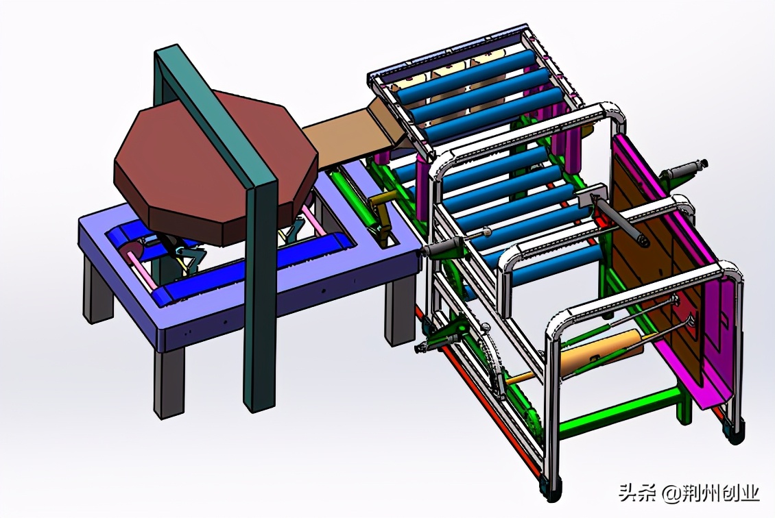 拥抱电商经济！荆职师生研发智能纸箱包装机