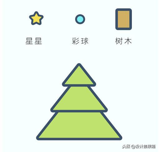 圣诞树绘制,ps做动态圣诞树海报