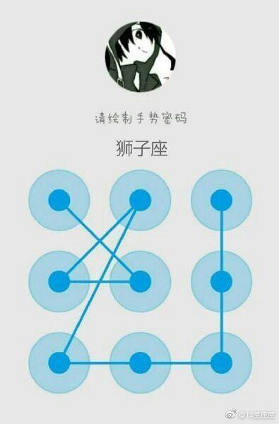 十二星座专属手势,十二星座的专属屏锁数字密码