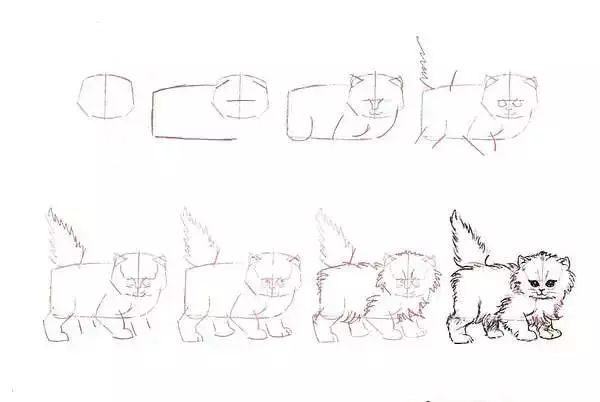 简笔画动漫人物零基础教学,幼儿简笔画入门零基础教程