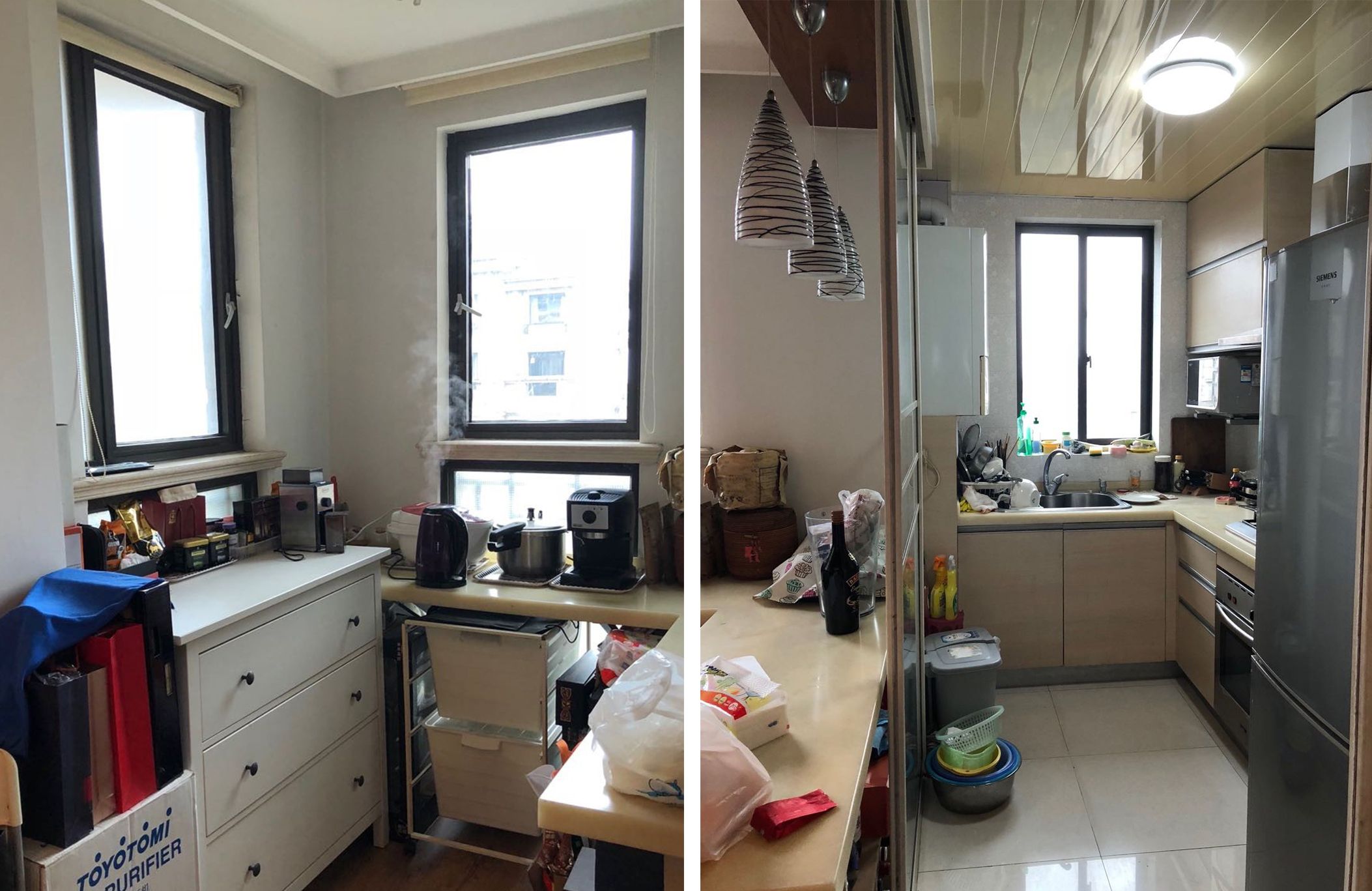 103㎡收纳满分，电动窗帘、上轨道移门和阳台吧台让家一键变高级