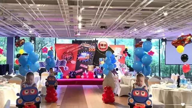 生日气球装饰场景布置,最简单的墙上气球装饰