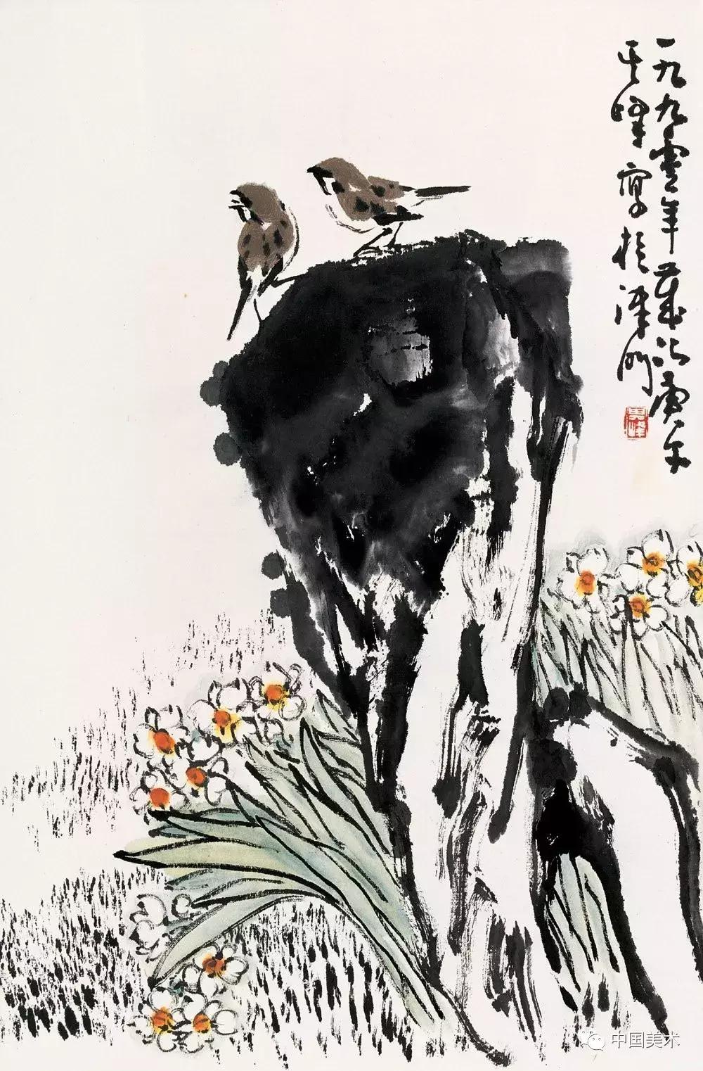 怎样使墨色有变化？蘸墨、蘸水和调墨这篇文章都教给你