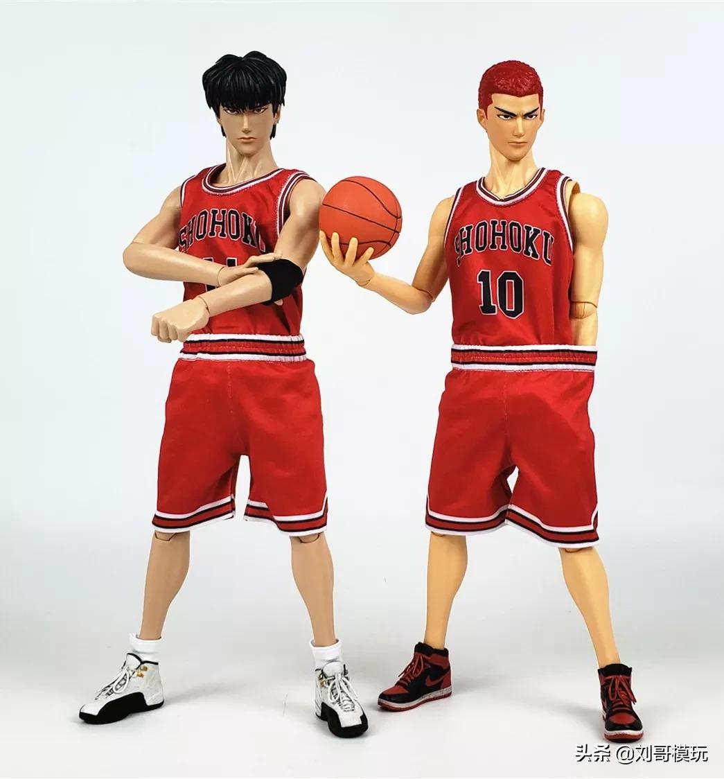 樱木花道流川枫6寸可动人偶,灌篮高手流川枫樱木花道谁厉害