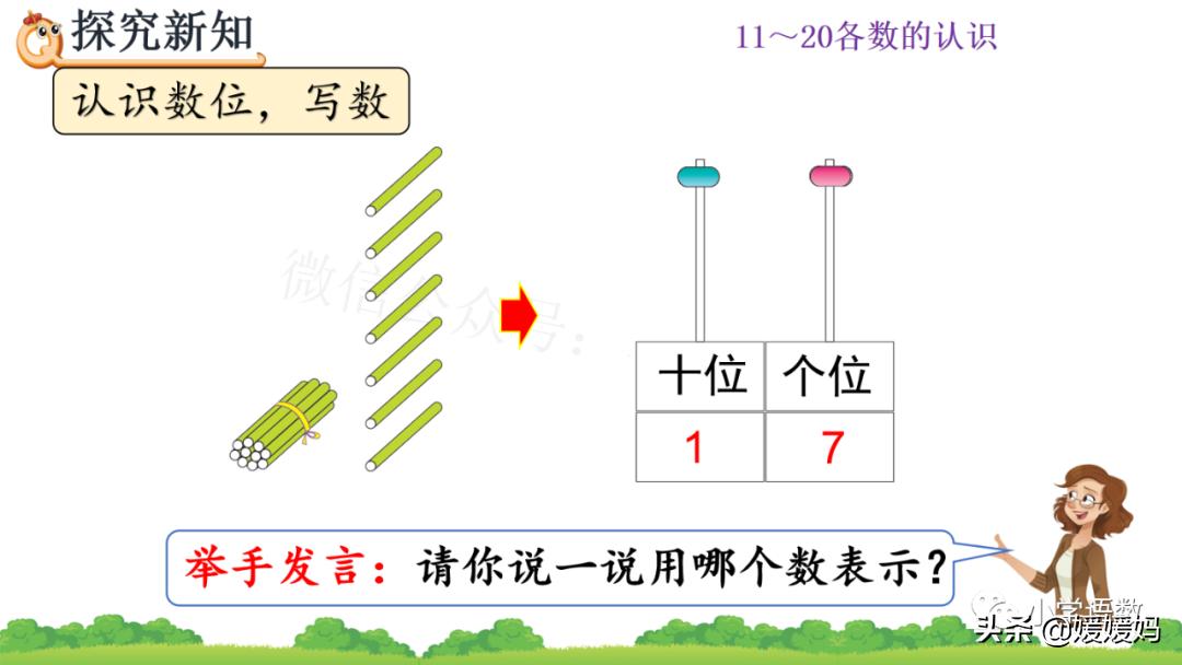 一年级认识数位教学视频,人教版一年级数学数位顺序表
