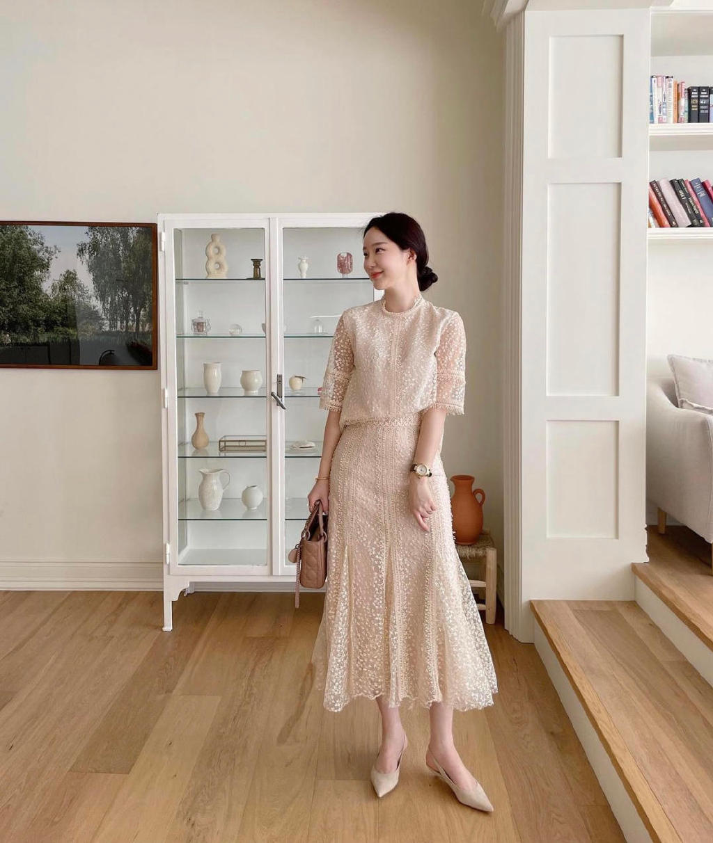 矮个子穿长裙的长度如何显高,紧身长裙小个子显高显瘦