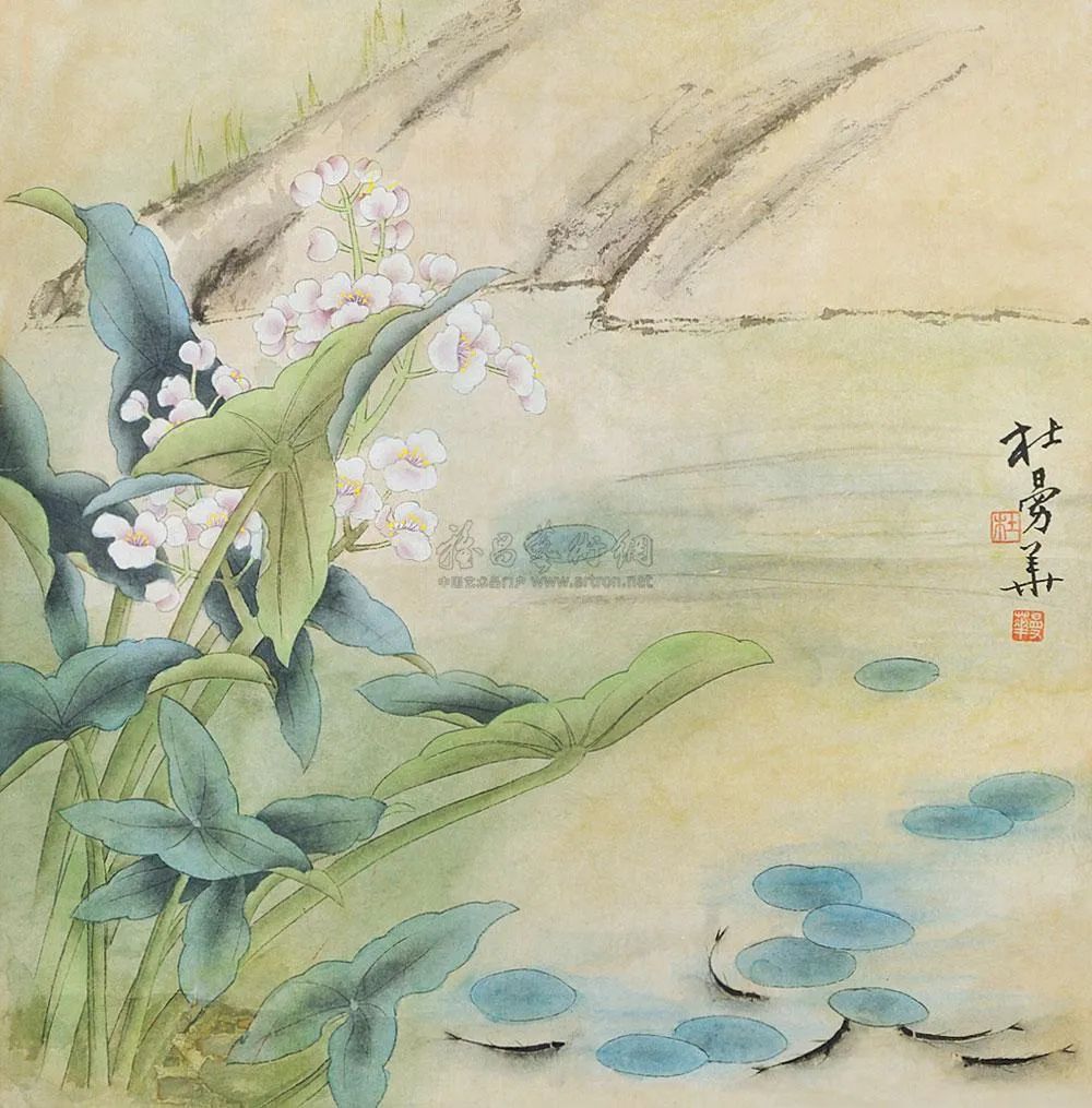 杜曼华花鸟作品欣赏,淡雅空灵杜曼华工笔花鸟作品40幅