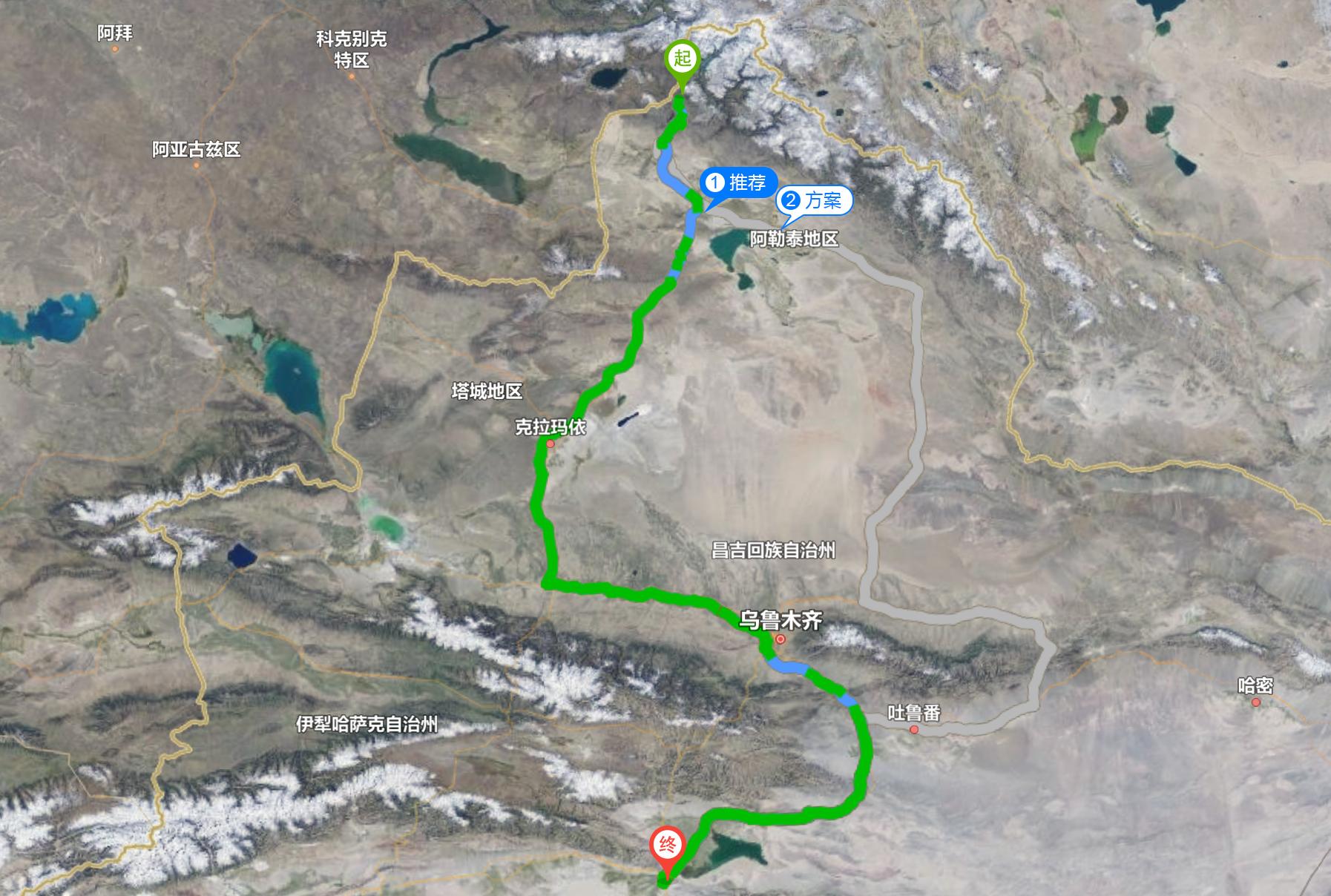 拉萨出发南疆摩旅路线,北疆大环线摩旅攻略