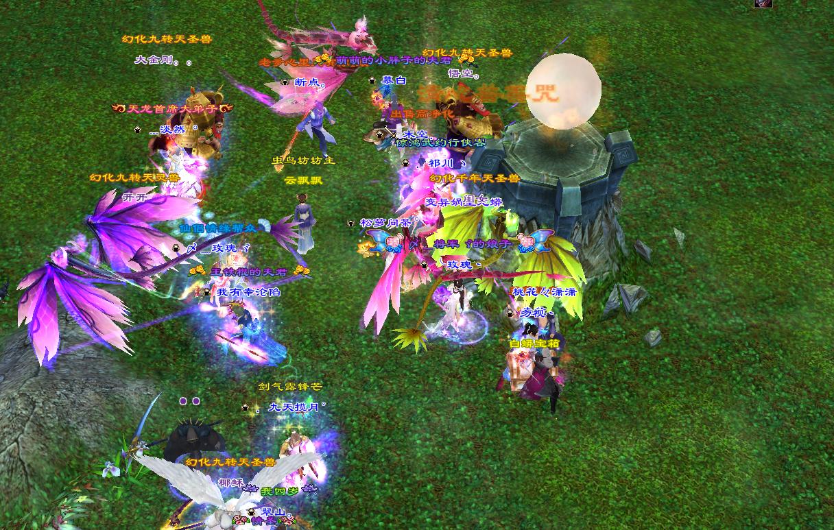 天龙八部：超过十个帮参战，5万评分也是主力，这种服务器最好玩