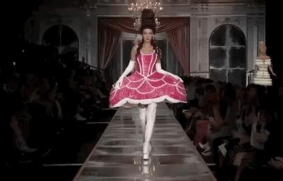 超模走秀气场炸裂卡点,超模穿衣秀