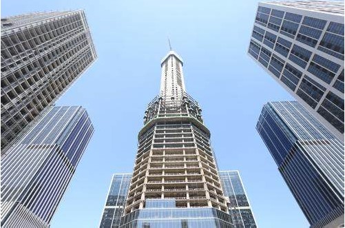 山东第一高楼突破,山东第一高楼即将封顶