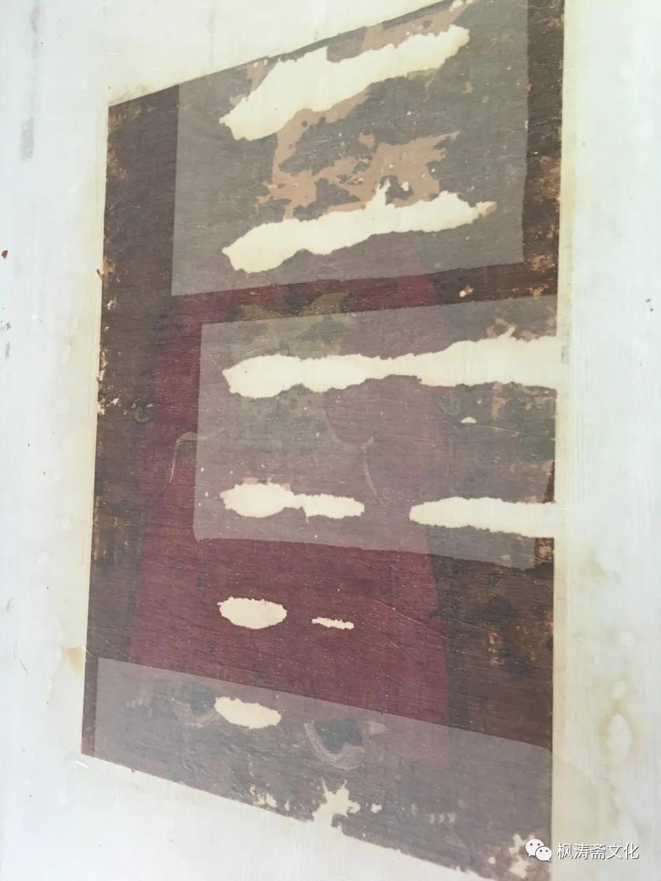 枫涛斋装裱案例：余姚朱氏祖像修复过程实录