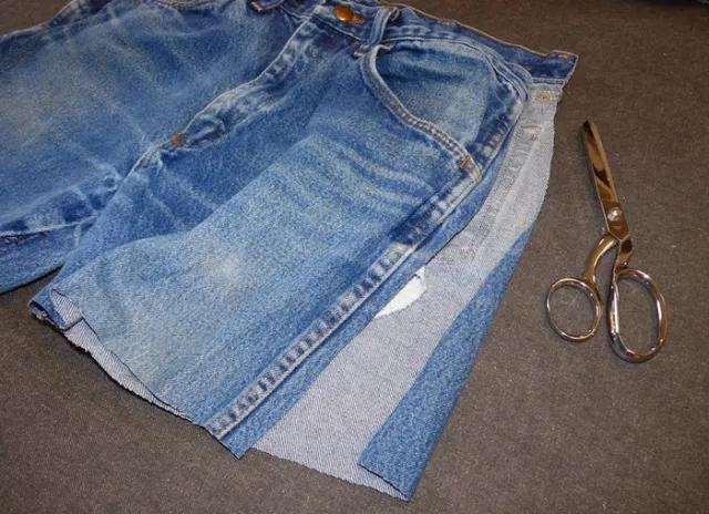 旧牛仔裤改造围裙大全步骤,旧牛仔裤改造围裙步骤