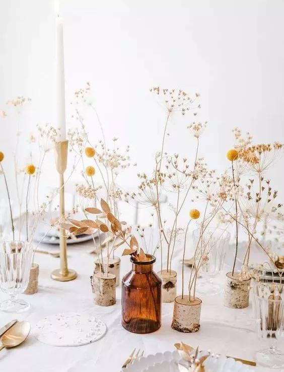 适合干花的装饰,简单的干花装饰