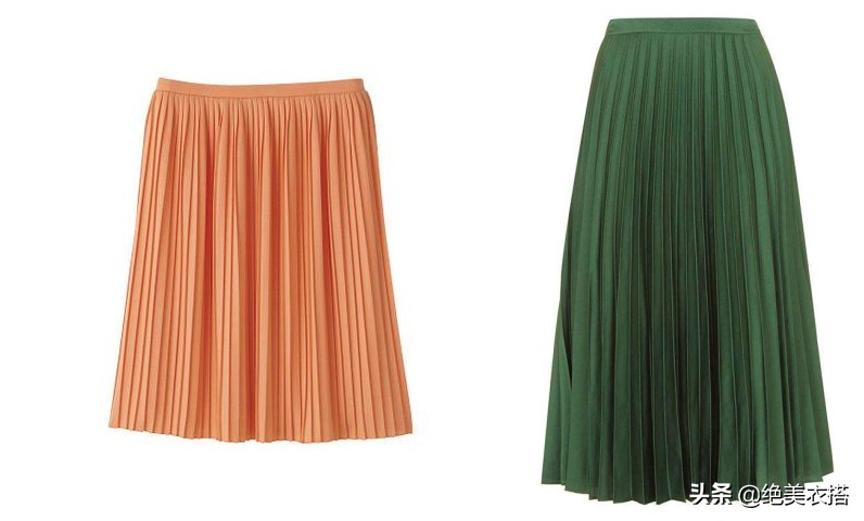 百褶裙的夏天穿搭方法,秋季百褶裙的穿搭方法长款