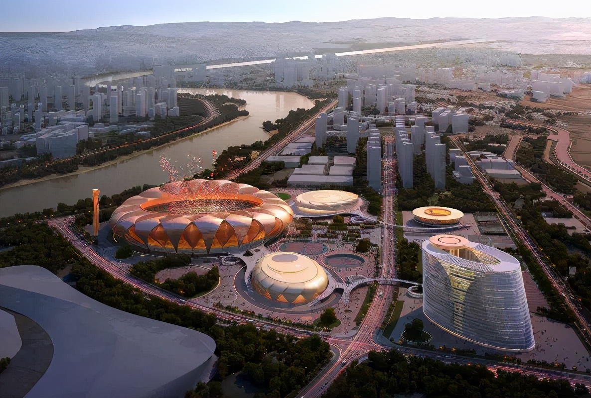 兰州市奥体中心哪时竣工,兰州万达城奥体中心