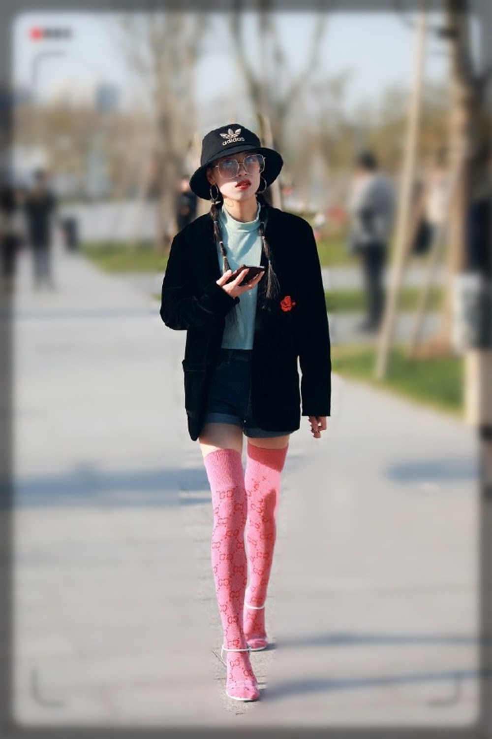 过膝长袜夏季怎么穿搭,夏天长款隐形袜穿搭