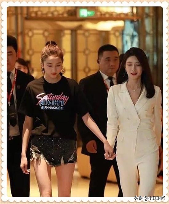 21岁关晓彤和迪丽热巴同台,江疏影和关晓彤友谊