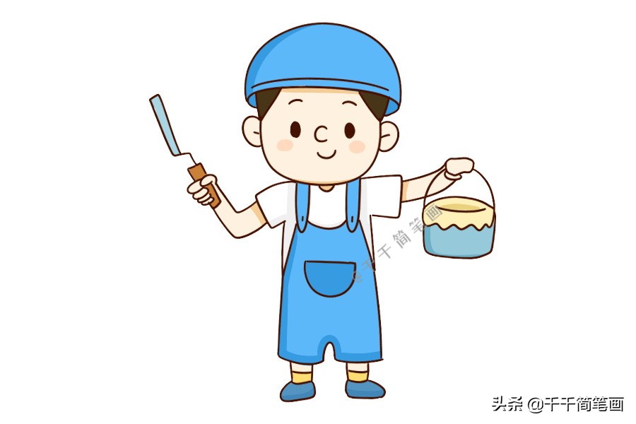 学生绘画q版人物肖像画,教画画人物q版