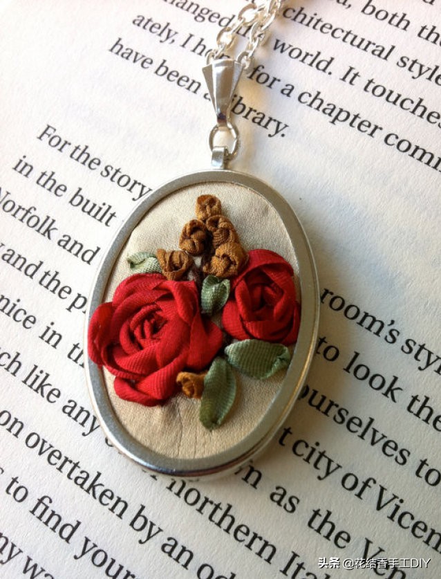 简单的刺绣秒学会,简单做美丽项链