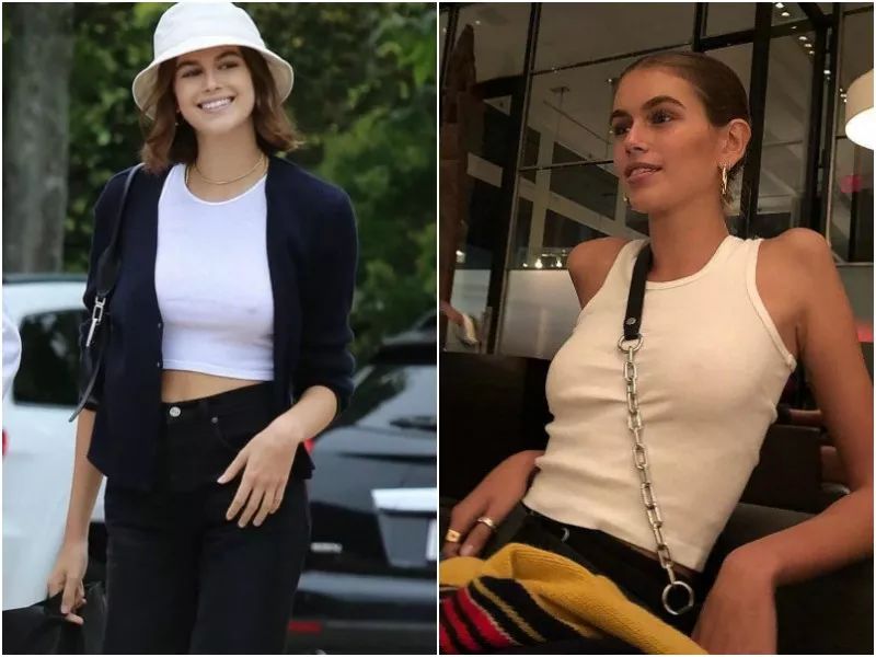 教你100元变身梦幻九头身KaiaGerber