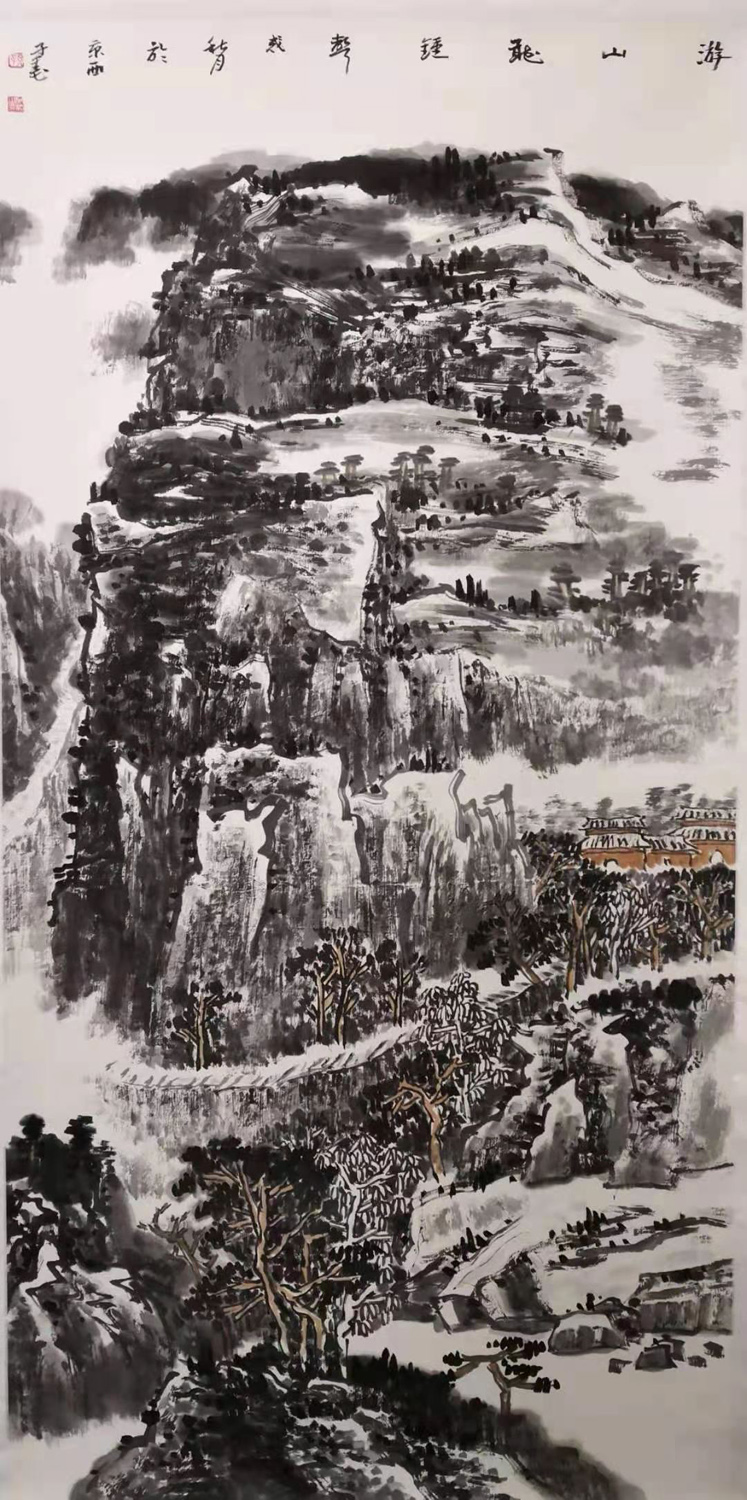 书法作品欣赏心中若有桃花源,历代名家绘画桃花源图