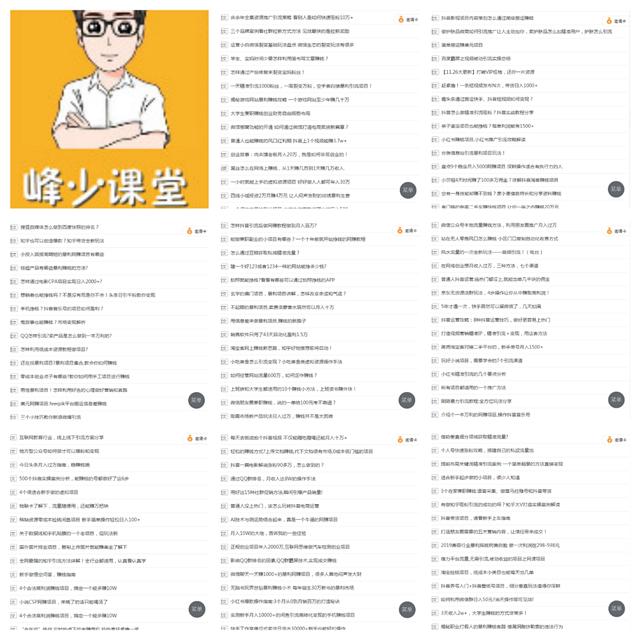 峰少课堂这4个很简单又很赚钱的副业负债13w7个月还清还小有富余