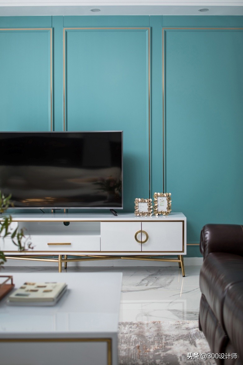 王城炫作品：125m²三室一厅，美式轻奢风，实用与颜值并存的空间