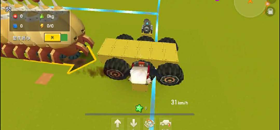 迷你世界简单的火箭发射车教程,迷你世界如何创造三轮火箭车