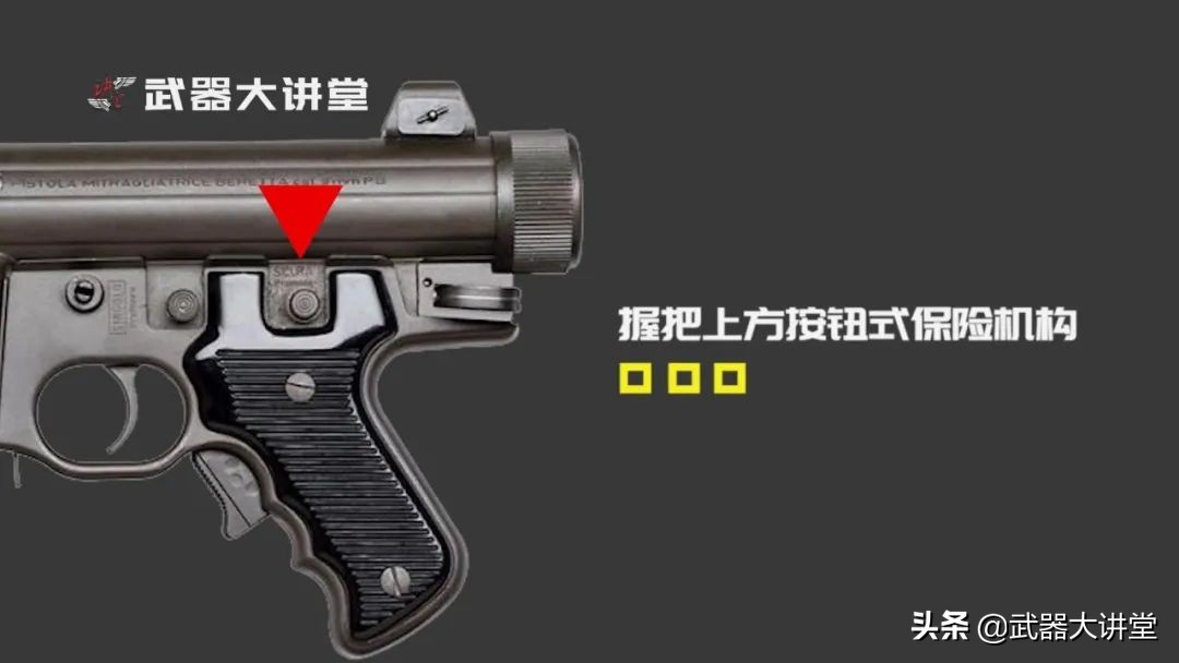 意大利伯莱塔公司生产的手枪,意大利冲锋枪m12