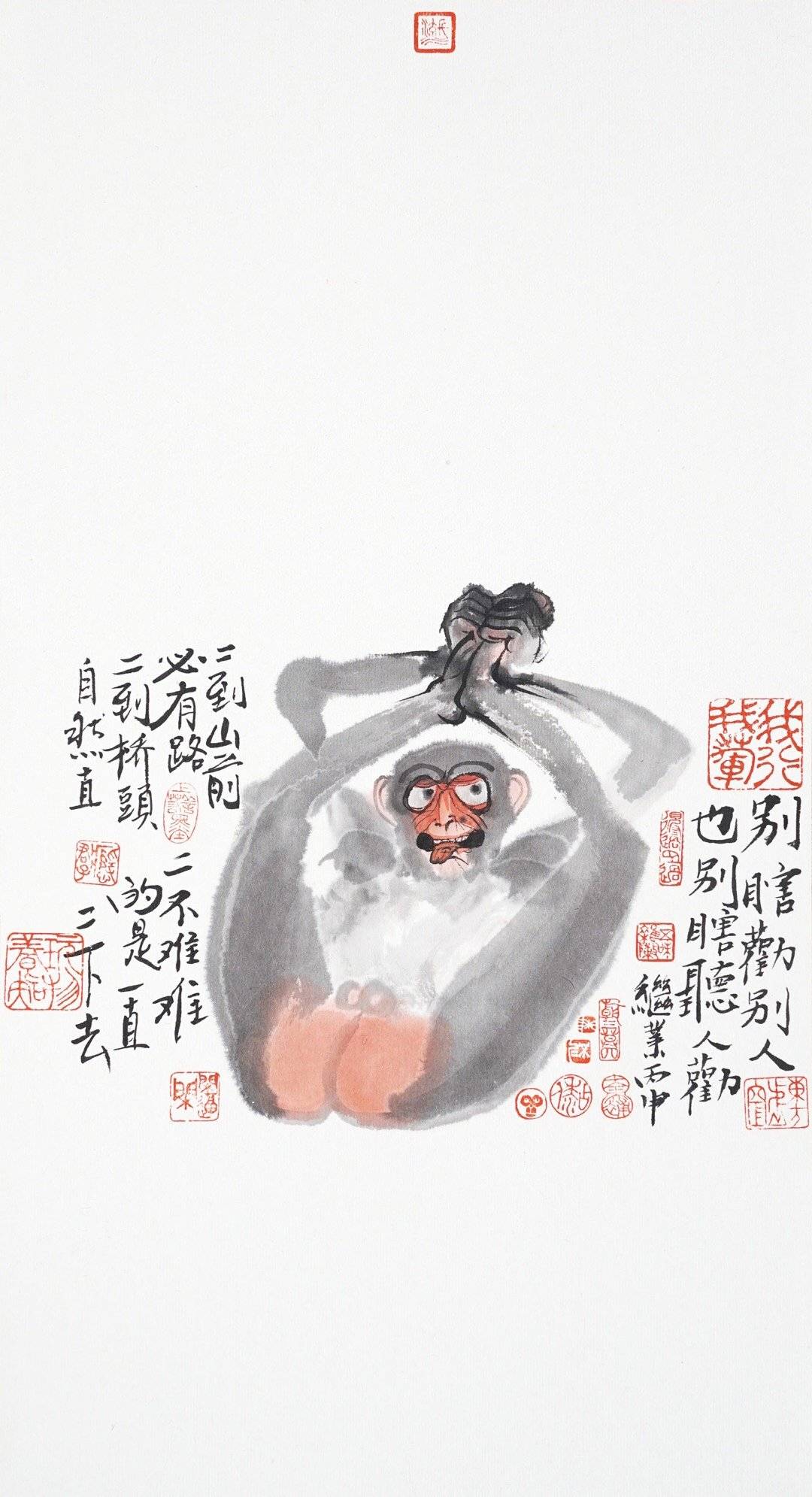 他画的猴子都是来搞笑的吗？让人看得停不下来