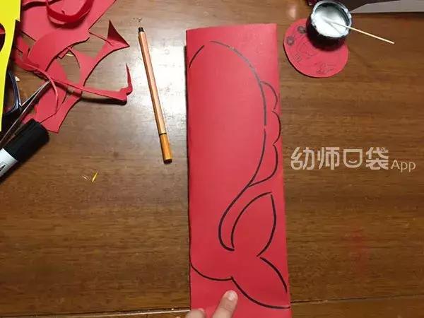 新年创意美术作品春节快乐,创意美术4-6岁新年鞭炮