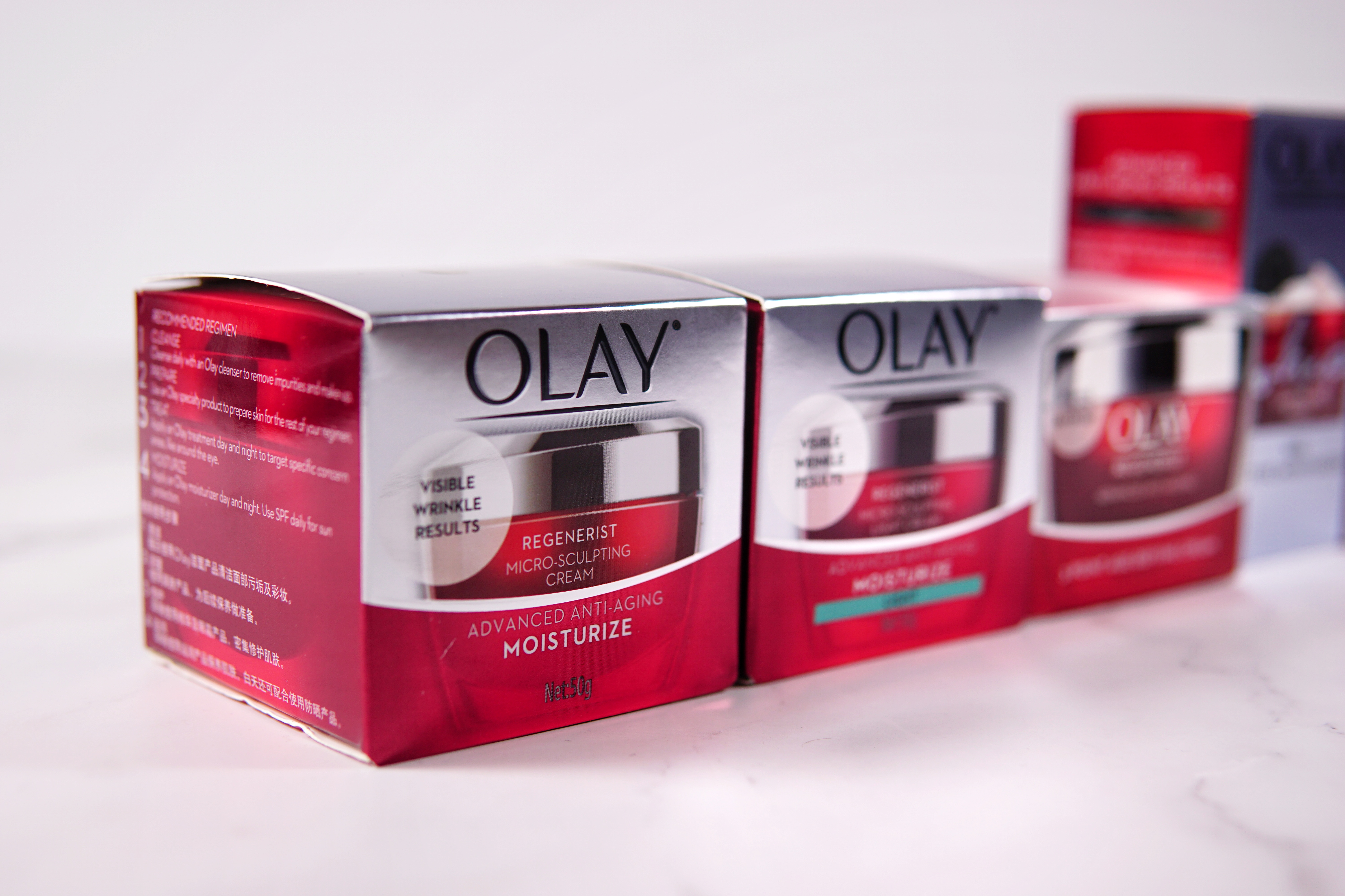 olay大红瓶和羽西人参霜测评,韩束小蛮腰和olay大红瓶比较