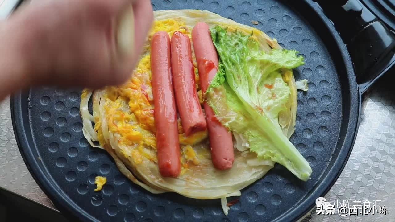 手抓饼怎么制作早餐快捷方便,手抓饼怎么做懒人100种早餐