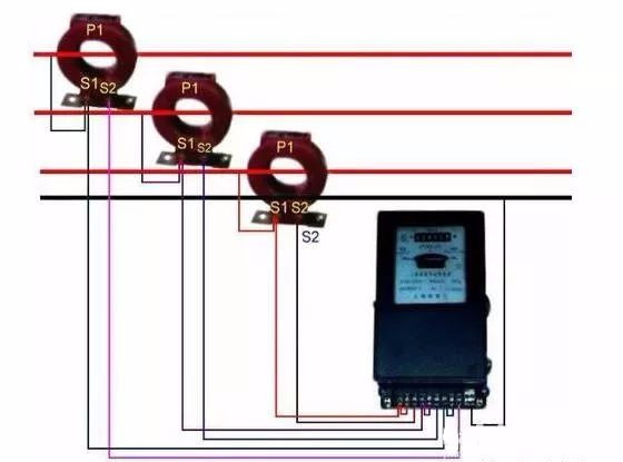 多功能表和电度表共用互感器接线,智能插卡带互感器电度表怎么接线