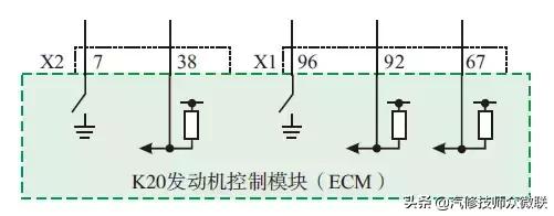 汽车交流发电机的电路原理图,汽车照明电路原理图
