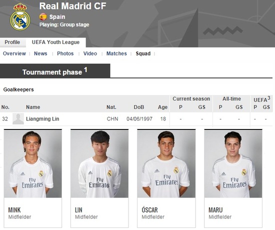 林良铭皇马比赛视频全集,中国骄傲运动员