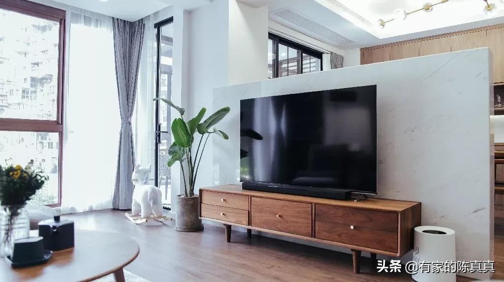 新景国际外滩90平挑空客厅,新景国际外滩100平米露台