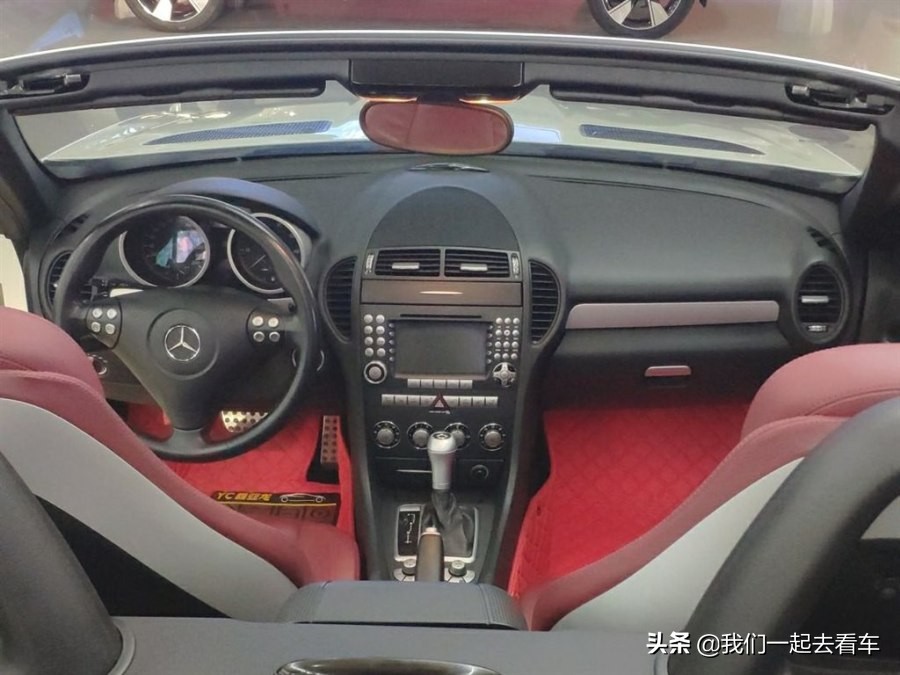 捡漏进口奔驰slk双门轿跑精品车,slk500奔驰二手